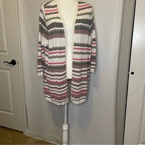 Allison Daley cardigan sweater  beautiful colors size 1X